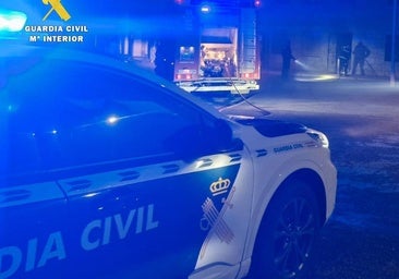 El incendio de una estación de servicio en Burgos obliga a evacuar a diez transportistas mientras dormían