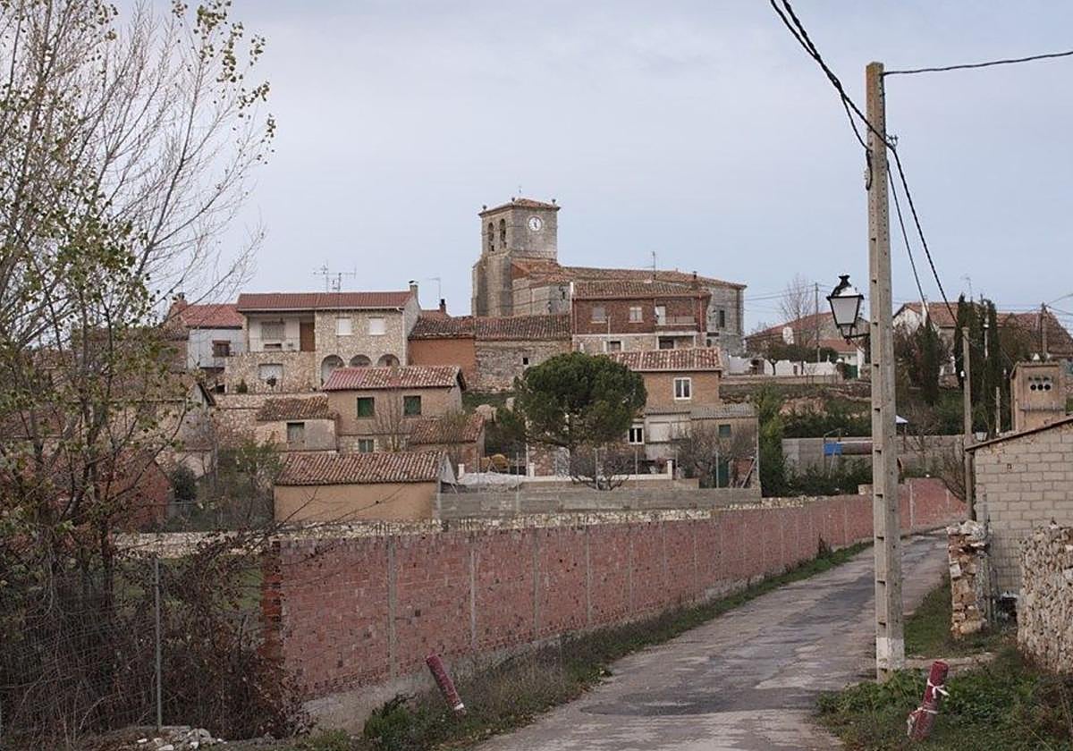 Vista de Modúbar de la Emparedada, en Burgos.
