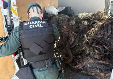 Tres detenidos en Burgos por robar casi una tonelada de cable de cobre