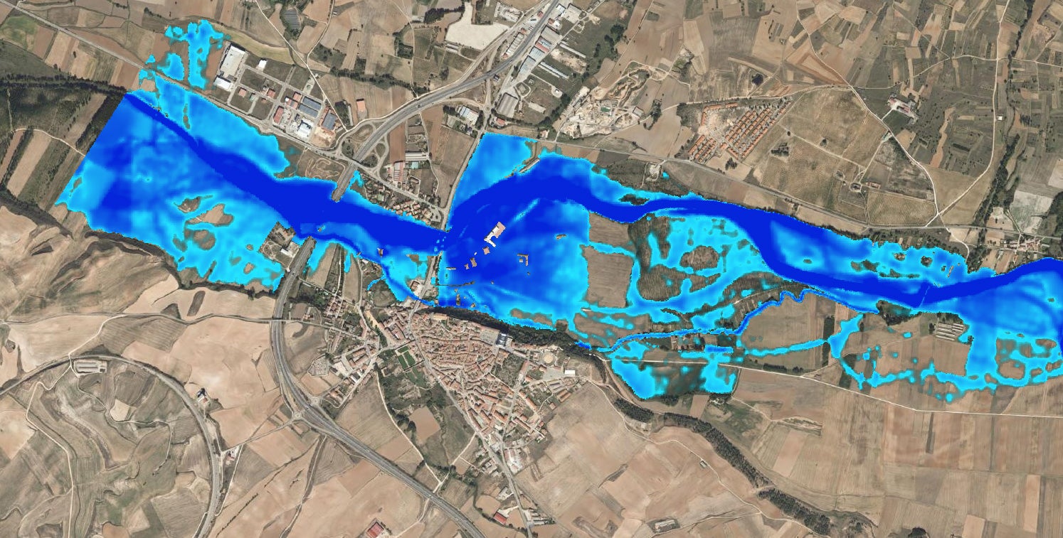 Mapas de riesgo por inundaciones de Burgos