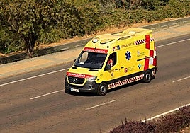 Imágen de archivo de una ambulancia del Sacyl.