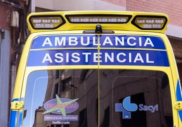 Herido un varón tras una colisión entre dos coches en Burgos