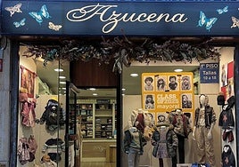 Fachada de la tienda de moda Azucena.