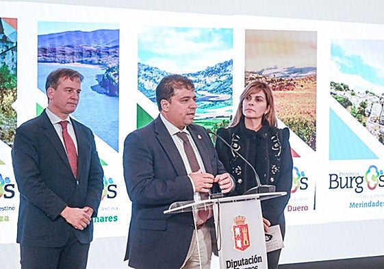 Presentación del nuevo material promocional turístico de la provincia de Burgos.