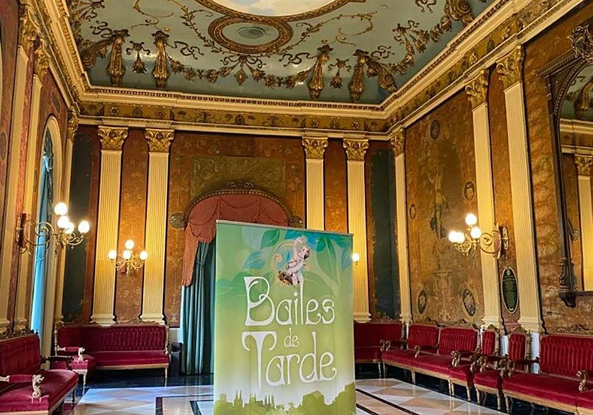 Bailes de Tarde en el Salón Rojo del Teatro Principal.