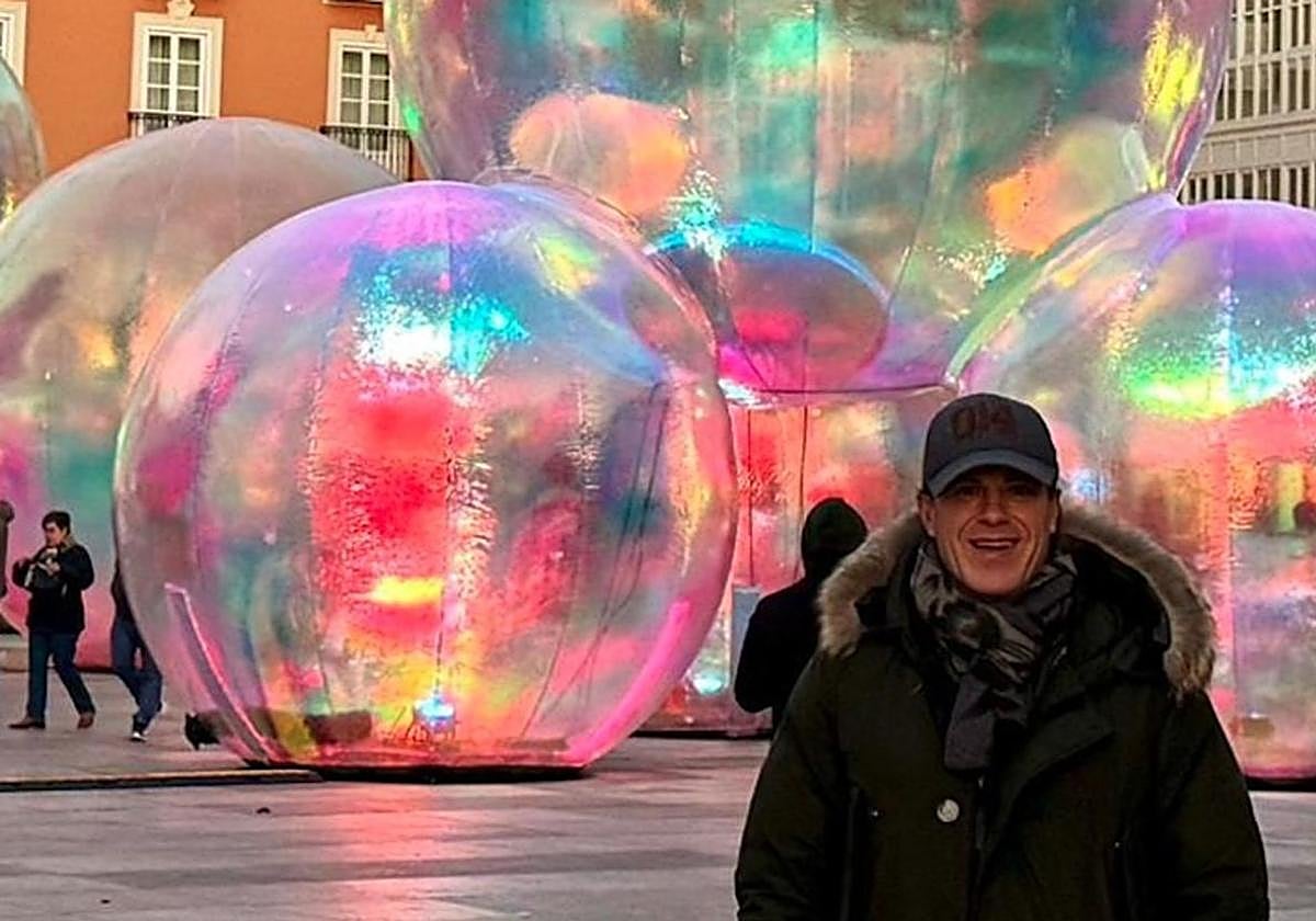 Kike García la pasada Navidad.