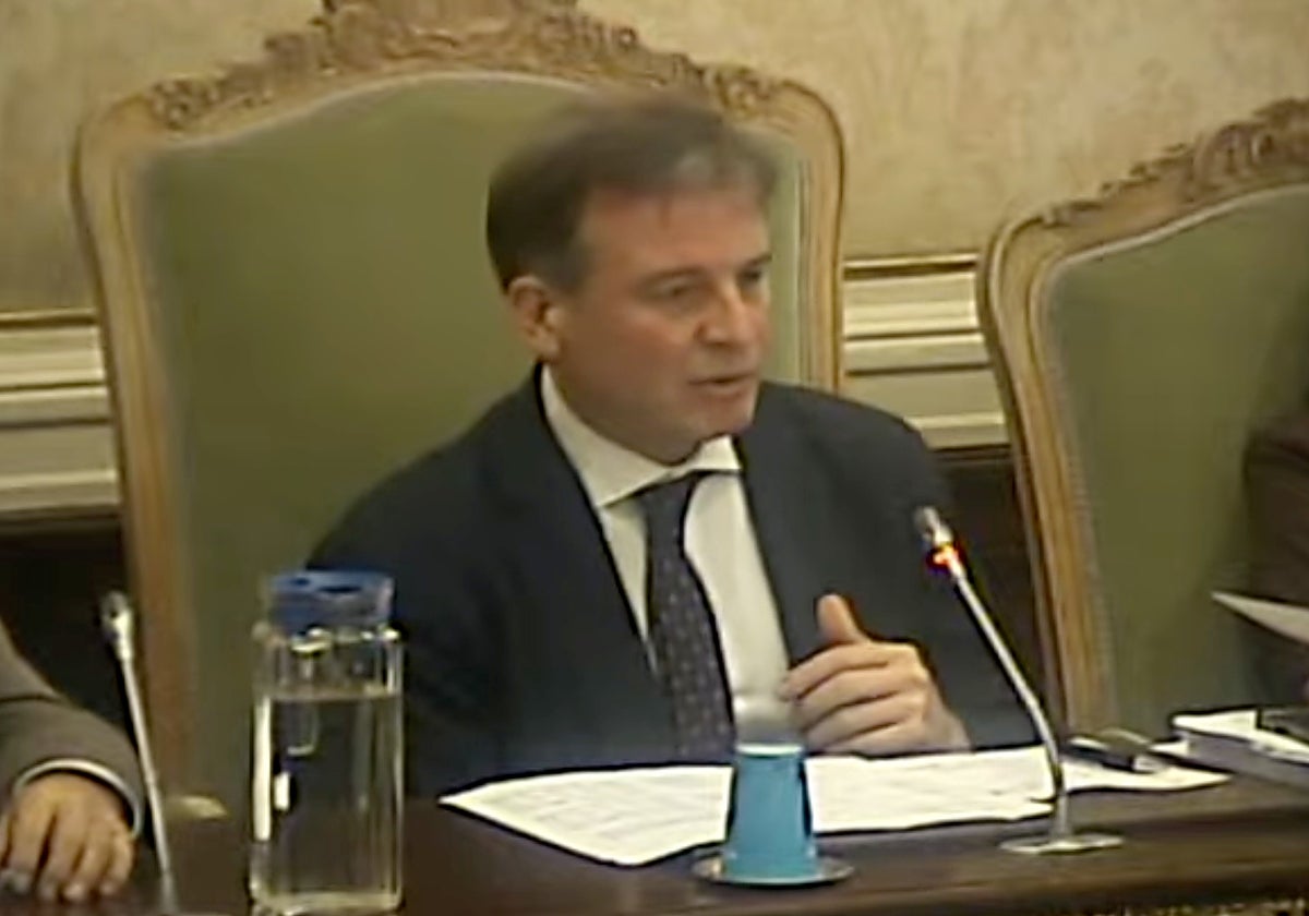 Borja Suárez en el Pleno de este viernes.