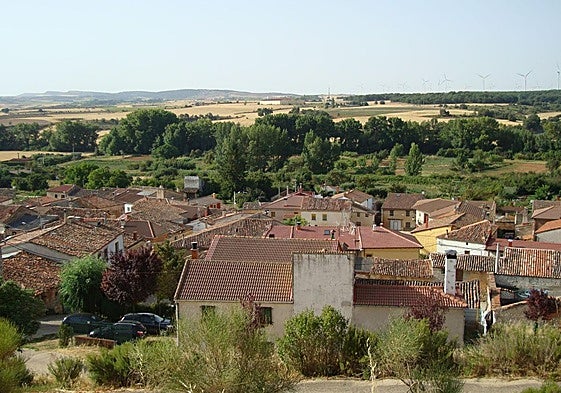 Vista de Revillarruz, en Burgos.