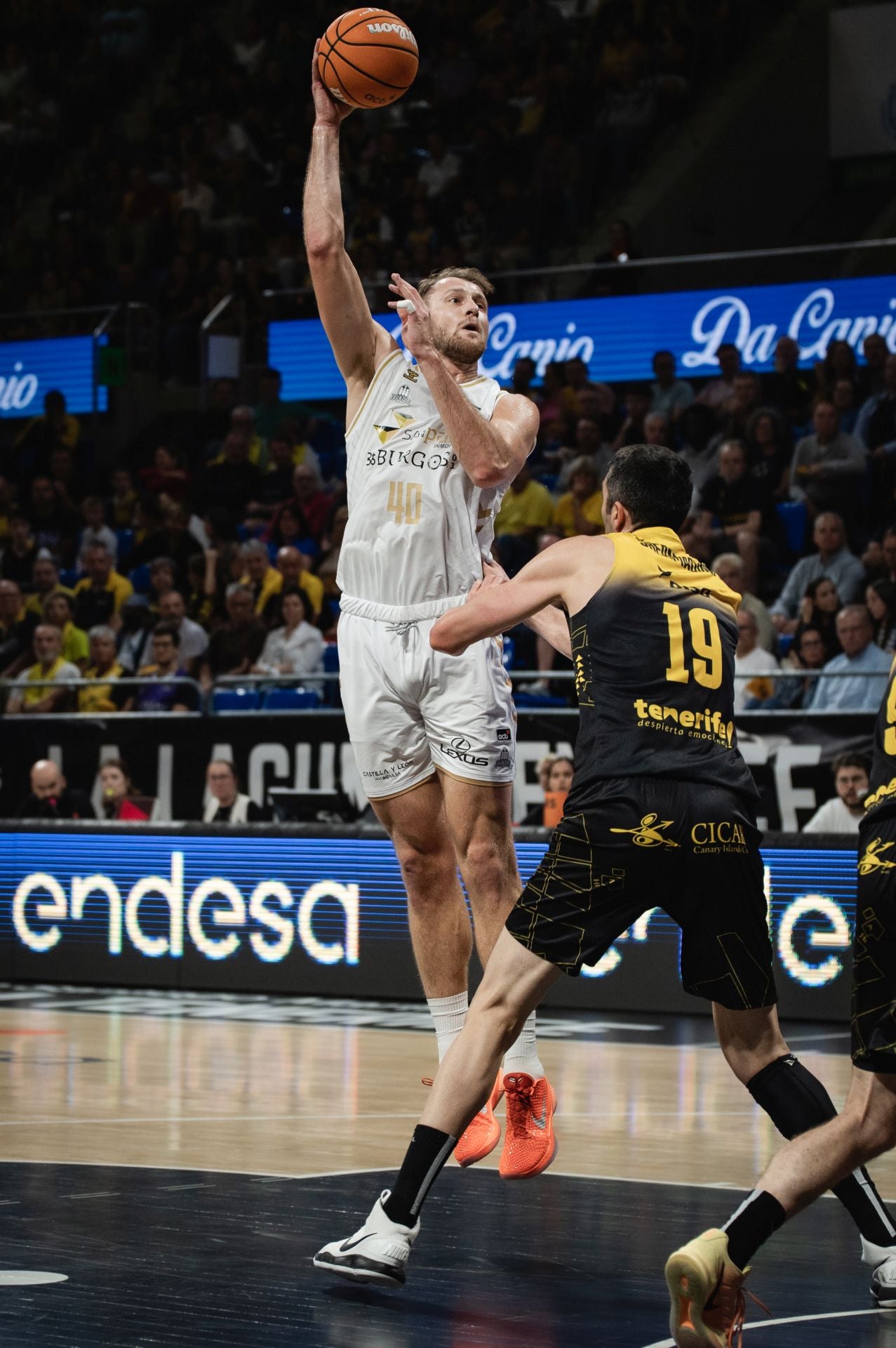 El partido entre La Laguna Tenerife y el San Pablo Burgos, en imágenes