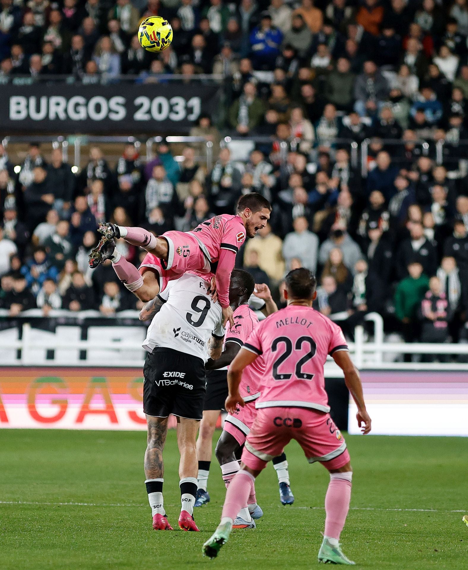 El partido entre el Burgos CF y el Castellón, en imágenes