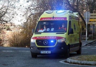 Herido un ciclista de 71 años tras chocar contra un turismo en Burgos