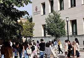 Estudiantes de la Universidad de Burgos.