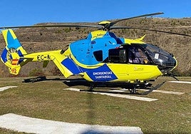 Helicóptero medicalizado de Sacyl.