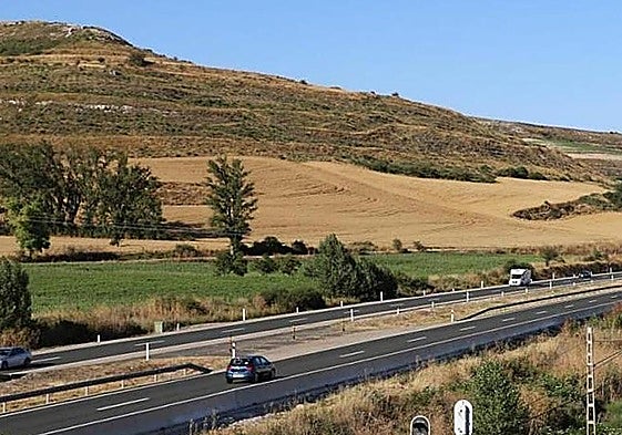 AP-1 a su paso por Quintanavides, en Burgos.