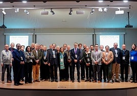 Representantes de la asociación Europae Thesauri.