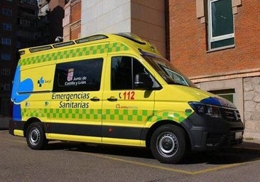 Herido tras una colisión entre dos camiones en Burgos