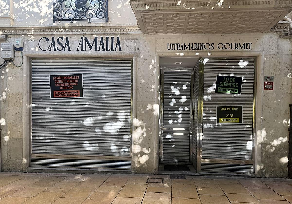 Fachada del local de Burgos, Casa Amalia