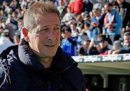 Luis Miguel Ramis, técnico del Burgos CF.