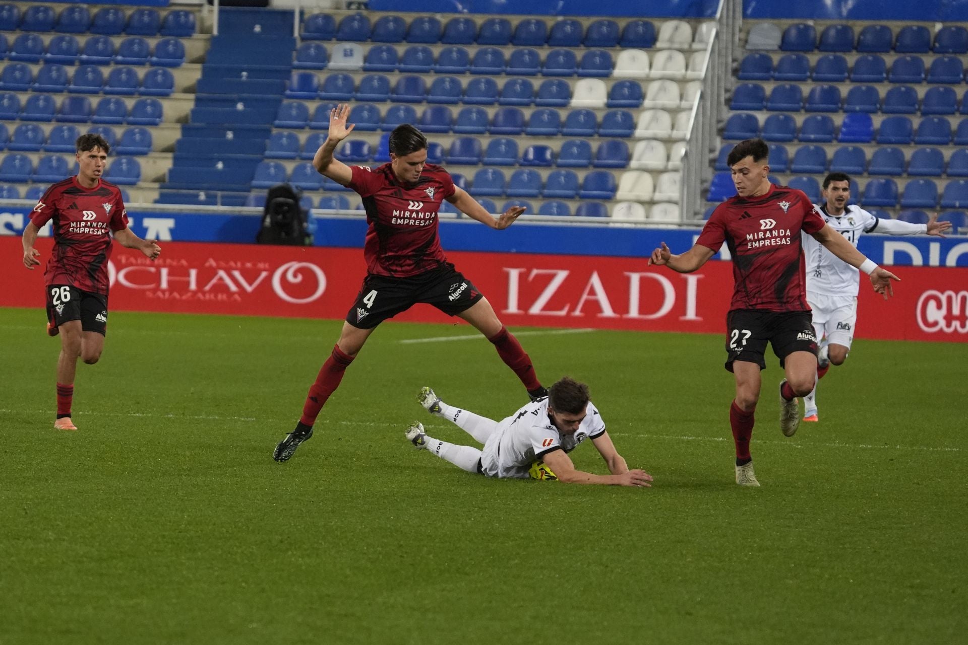 Todas las imágenes del derbi burgalés entre el Mirandés y el Burgos