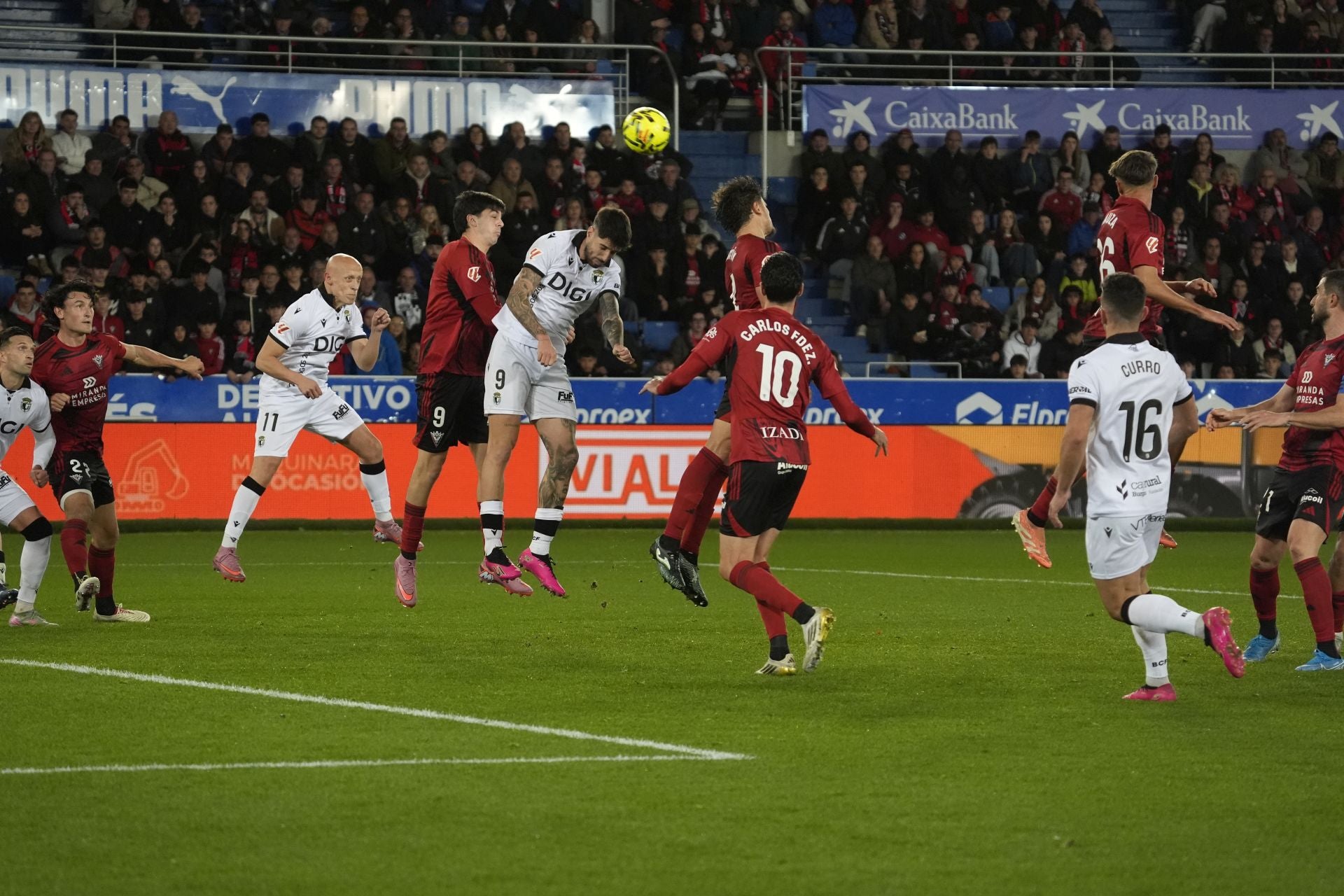 Todas las imágenes del derbi burgalés entre el Mirandés y el Burgos