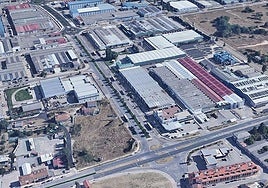 Imagen de archivo de una visión aérea del último tramo de la calle Alcalde Martín Cobos