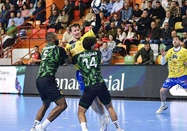 Imagen del encuentro entre REBI BM Cuenca y el Tubos Aranda.