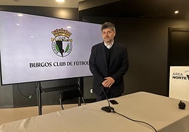 Marcelo Figoli, en la rueda de prensa.