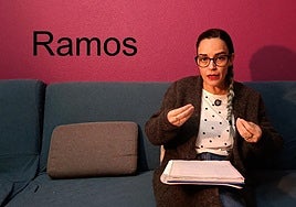 La historiadora de arte, Elena Rodríguez, explica el origen del apellido Ramos.