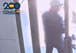 Imágen de la persona detenida.