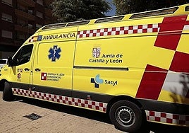 Ambulancia del Sacyl.