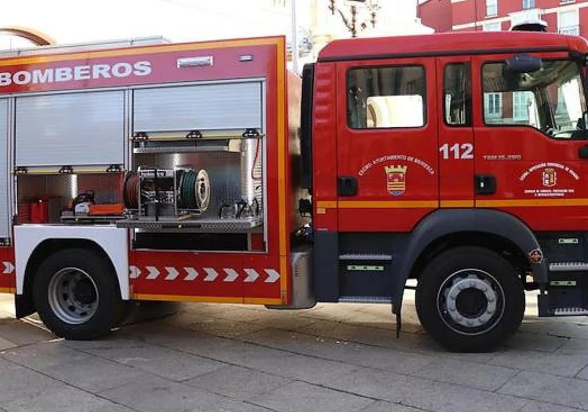 Imagen de archivo de un camión de Bomberos de la provincia de Burgos.
