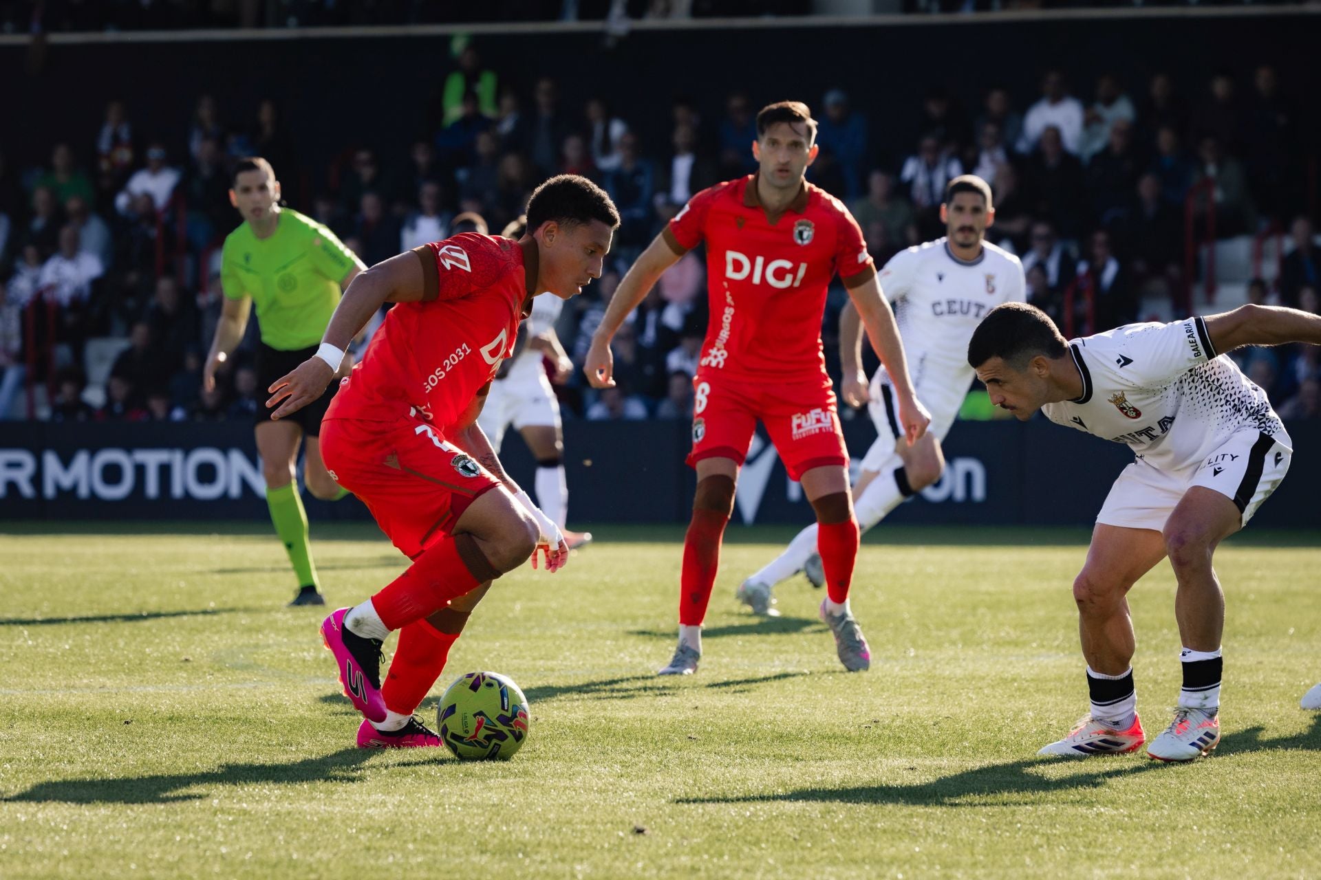La derrota del Burgos CF en Ceuta, en imágenes
