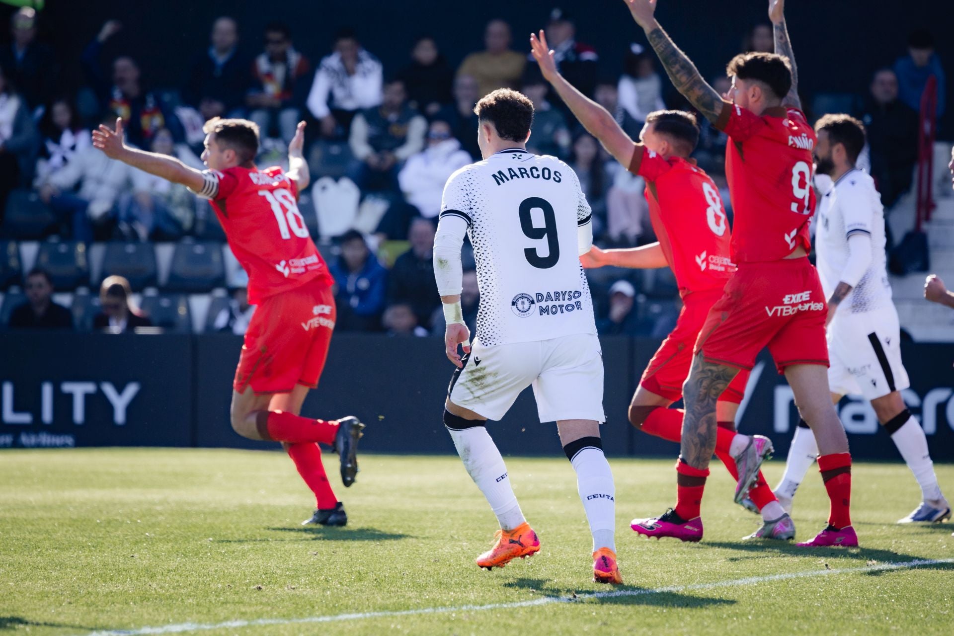 La derrota del Burgos CF en Ceuta, en imágenes