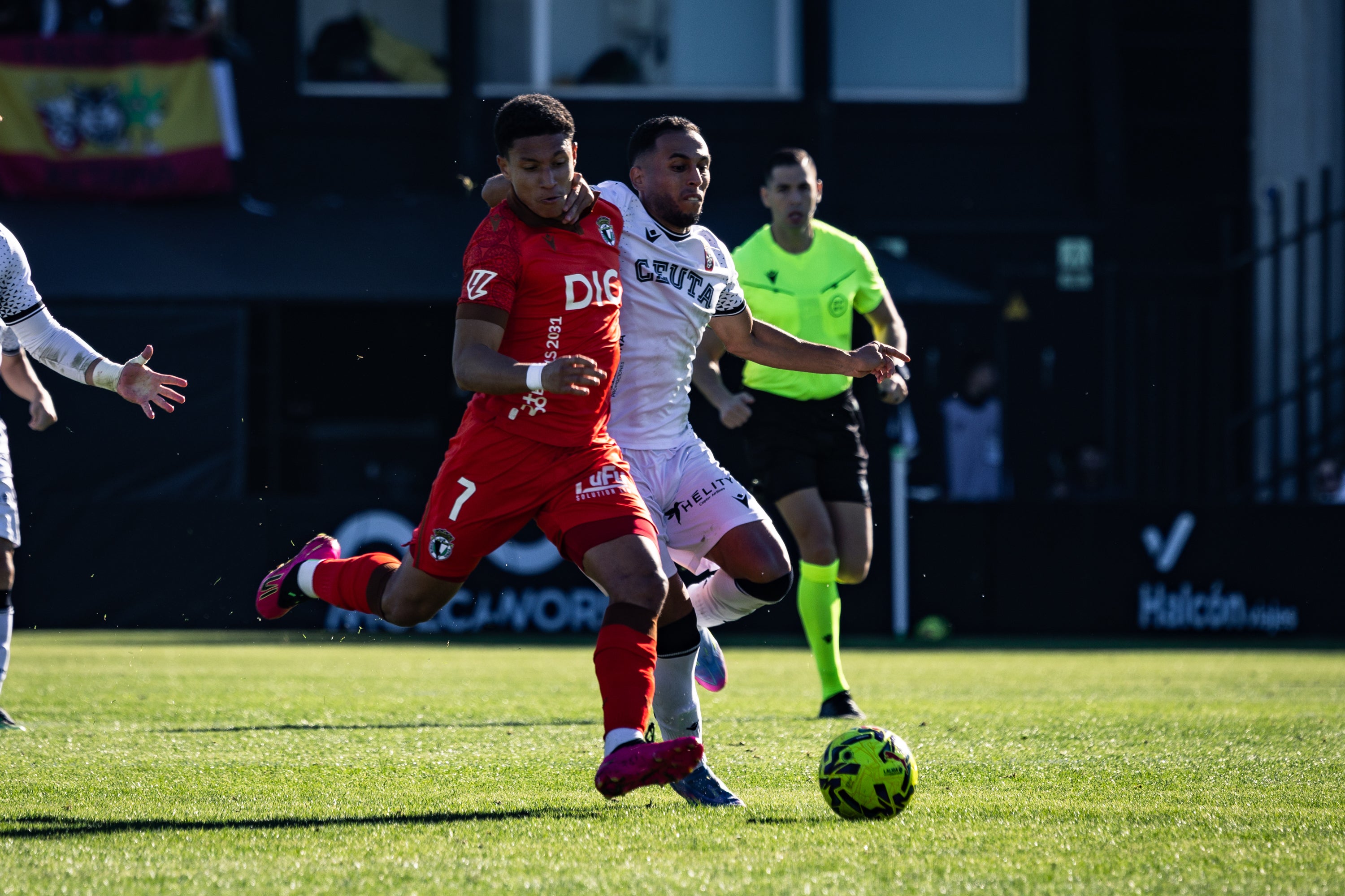 La derrota del Burgos CF en Ceuta, en imágenes