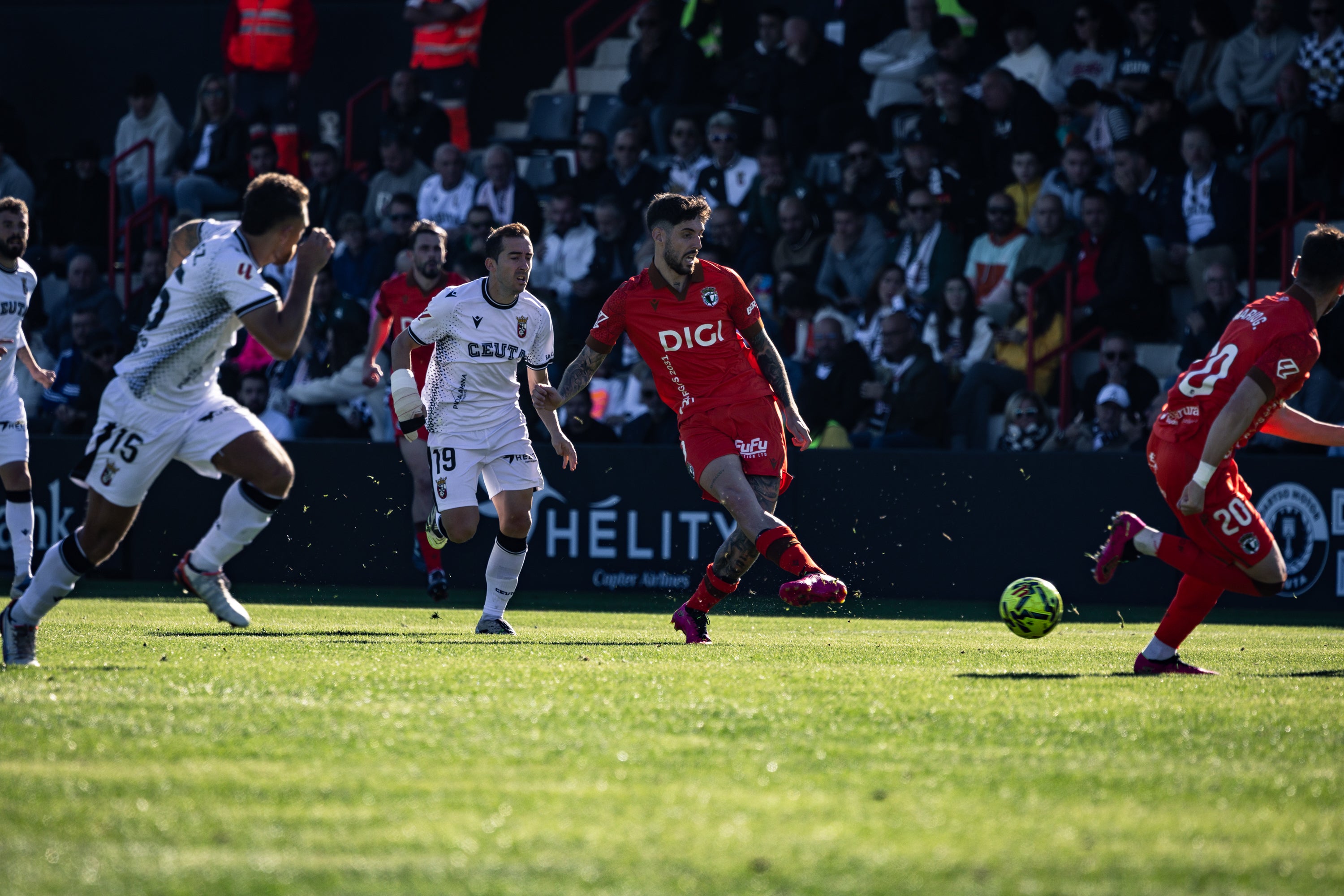 La derrota del Burgos CF en Ceuta, en imágenes