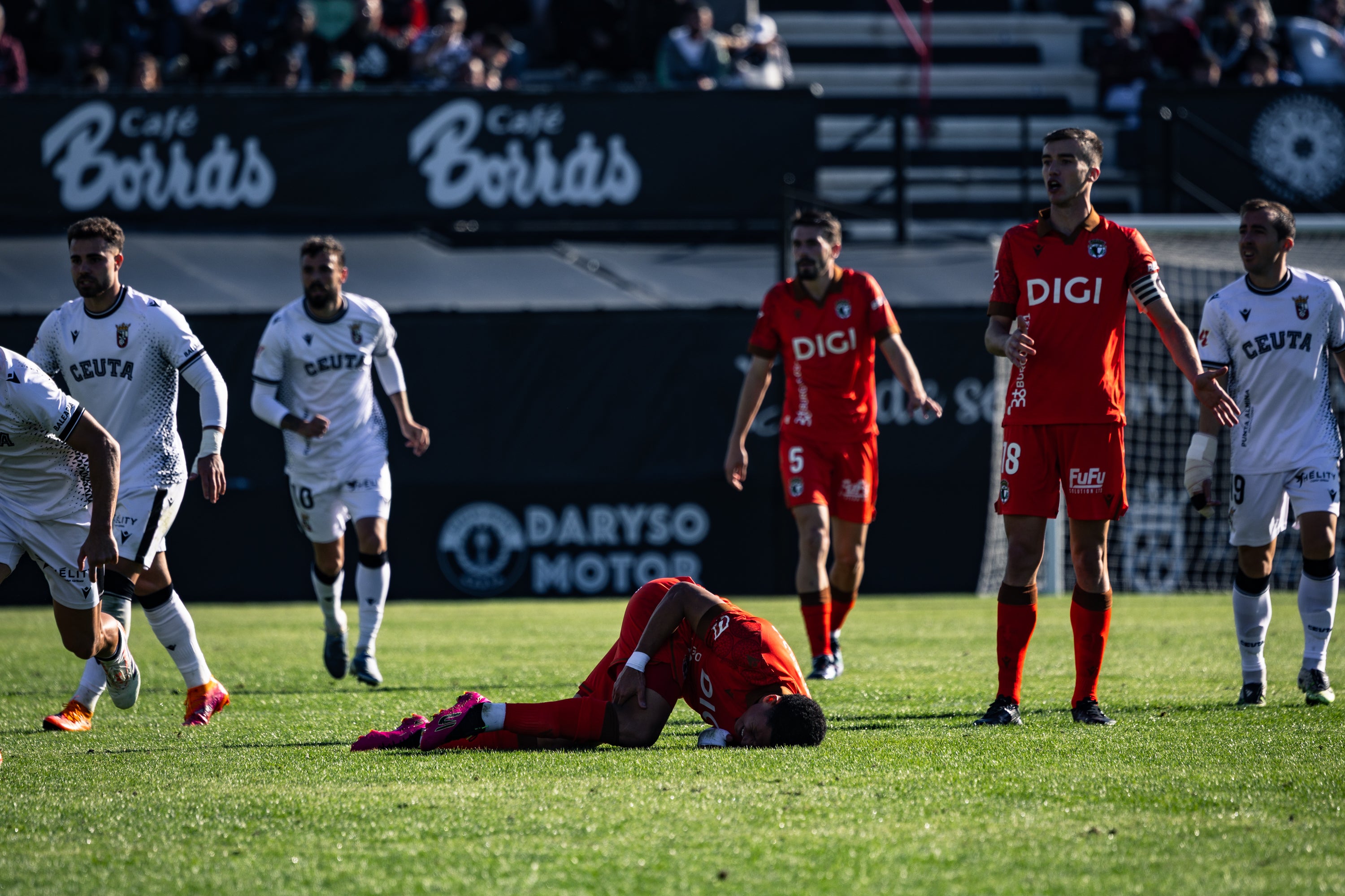 La derrota del Burgos CF en Ceuta, en imágenes