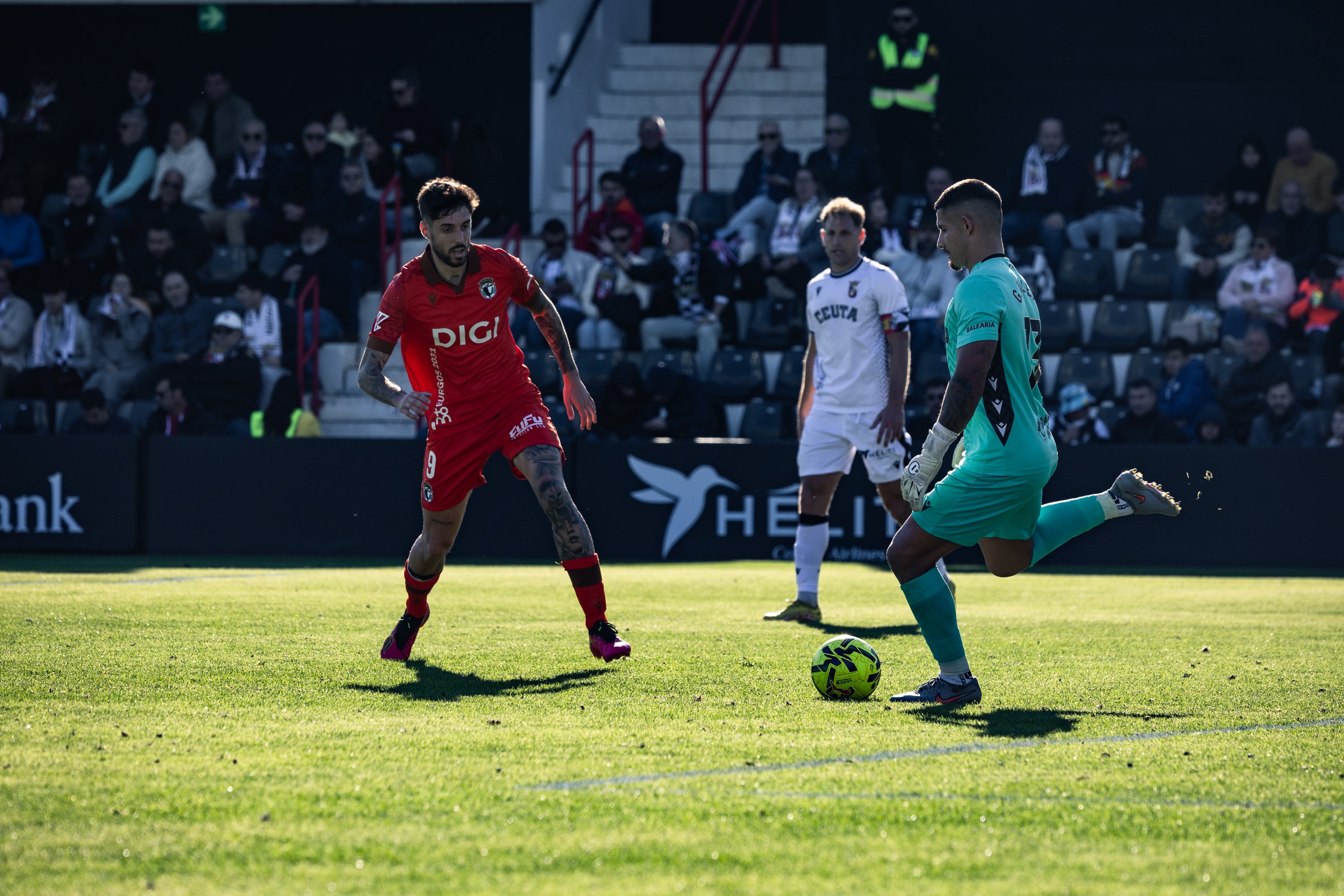 La derrota del Burgos CF en Ceuta, en imágenes