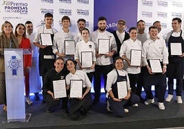 Participantes en el Premio Promesas de la alta cocina