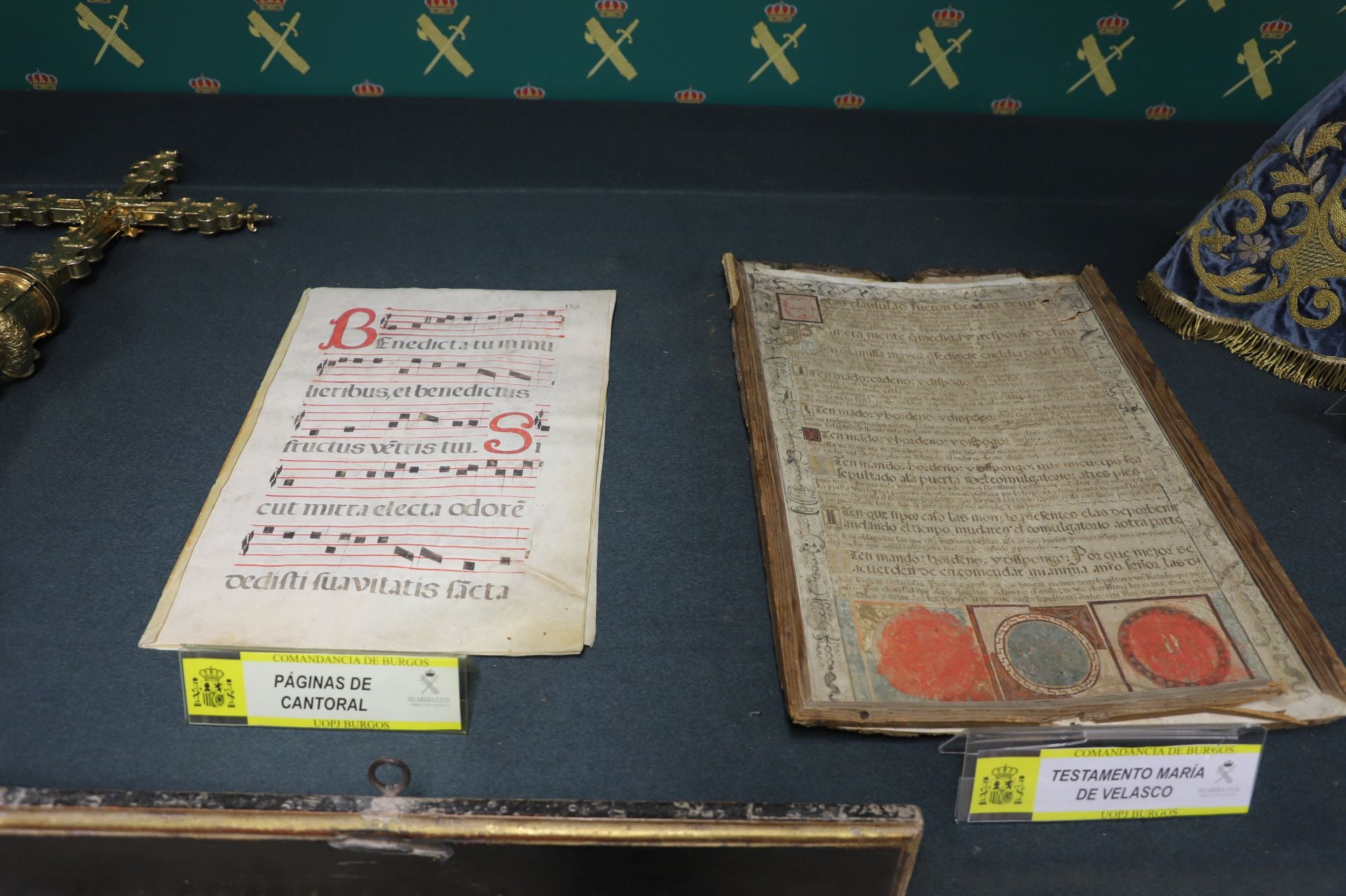 La Guardia Civil interviene más de 30 piezas de arte sacro trasladadas por las monjas cismáticas a Orduña