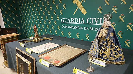 Muchas de las piezas recuperadas atesoran un enorme valor artístico e histórico.