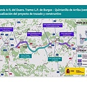 Adjudican por 5,2 millones la actualización del proyecto de la A-11 entre Quintanilla de Arriba y Burgos provincia
