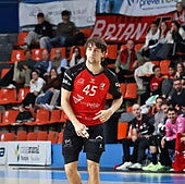 Brian Estébanez durante un encuentro.