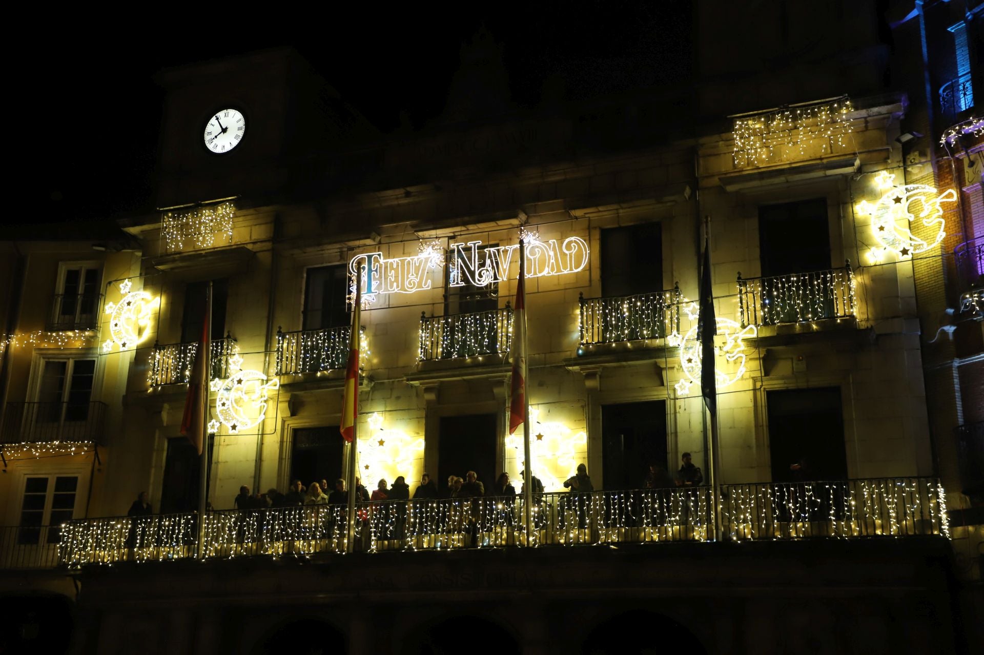 El encendido de las luces de Navidad de Burgos, en imágenes