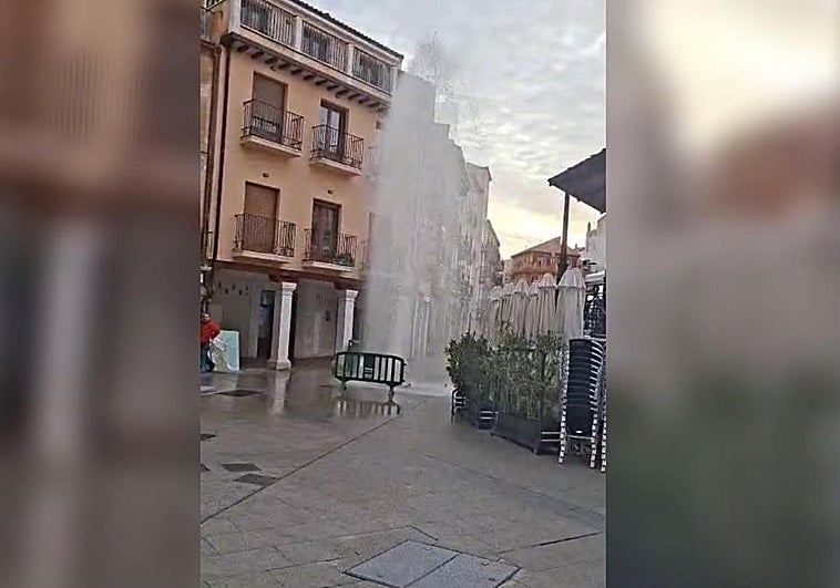 'Géiser' en Aranda de Duero, Burgos.