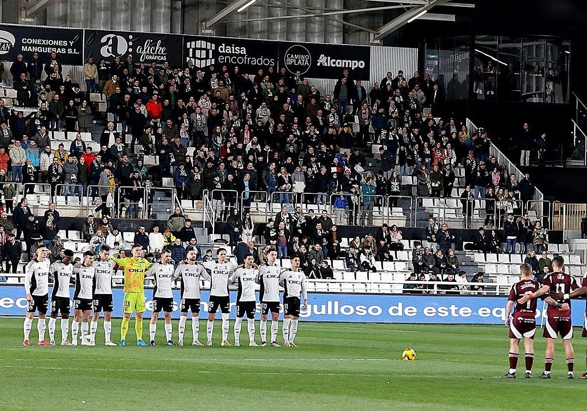 Imagen de archivo del Burgos CF frente al Albacete en marzo de 2025 en El Plantío.