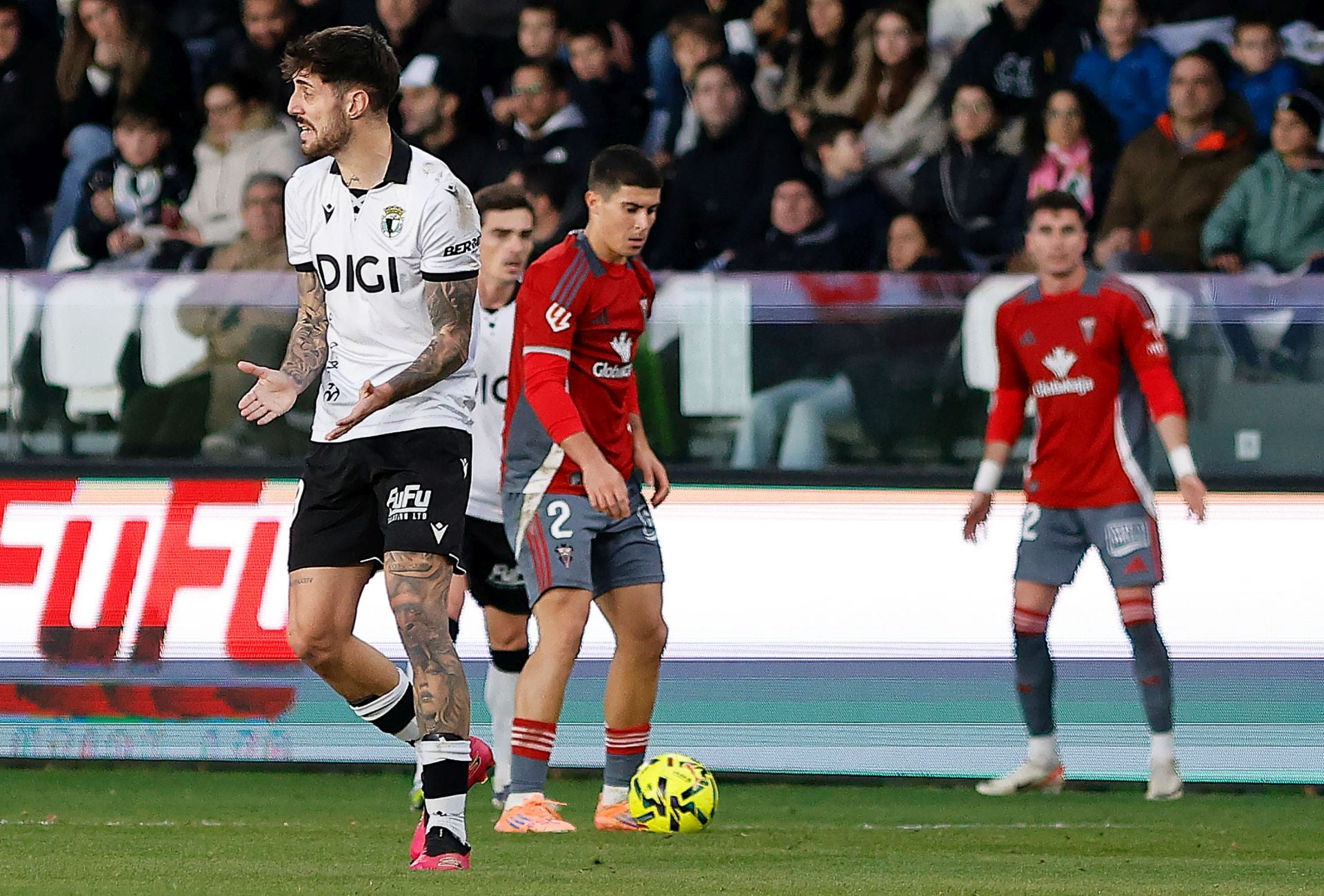 La derrota del Burgos CF contra el Albacete, en imágenes