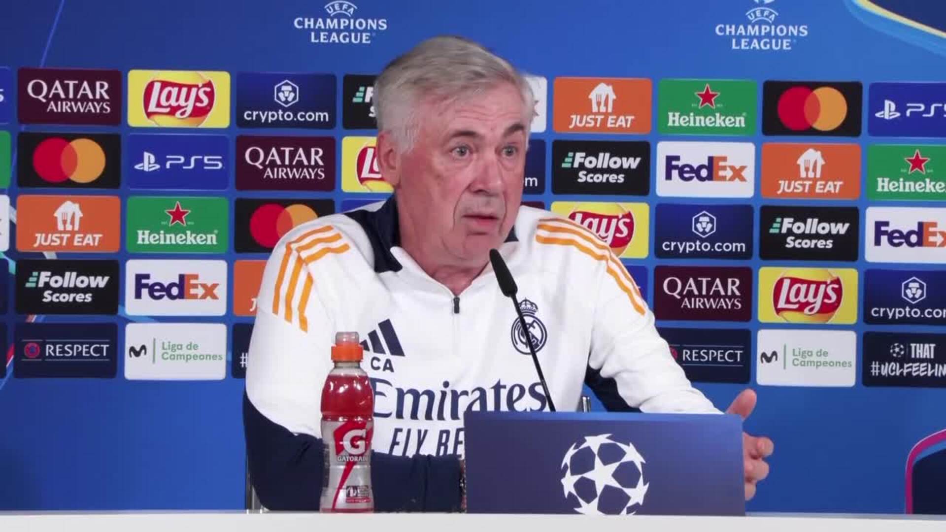 Carlo Ancelotti: "Nunca decidiré yo mi fecha de salida del Real Madrid"