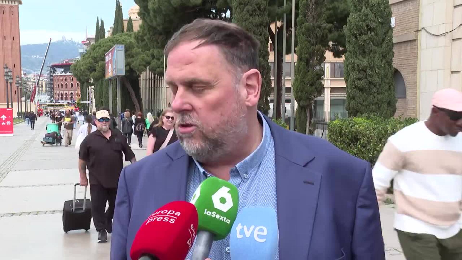 Junqueras aboga por reforzar relaciones con países "víctimas" del trato de Trump, como Canadá