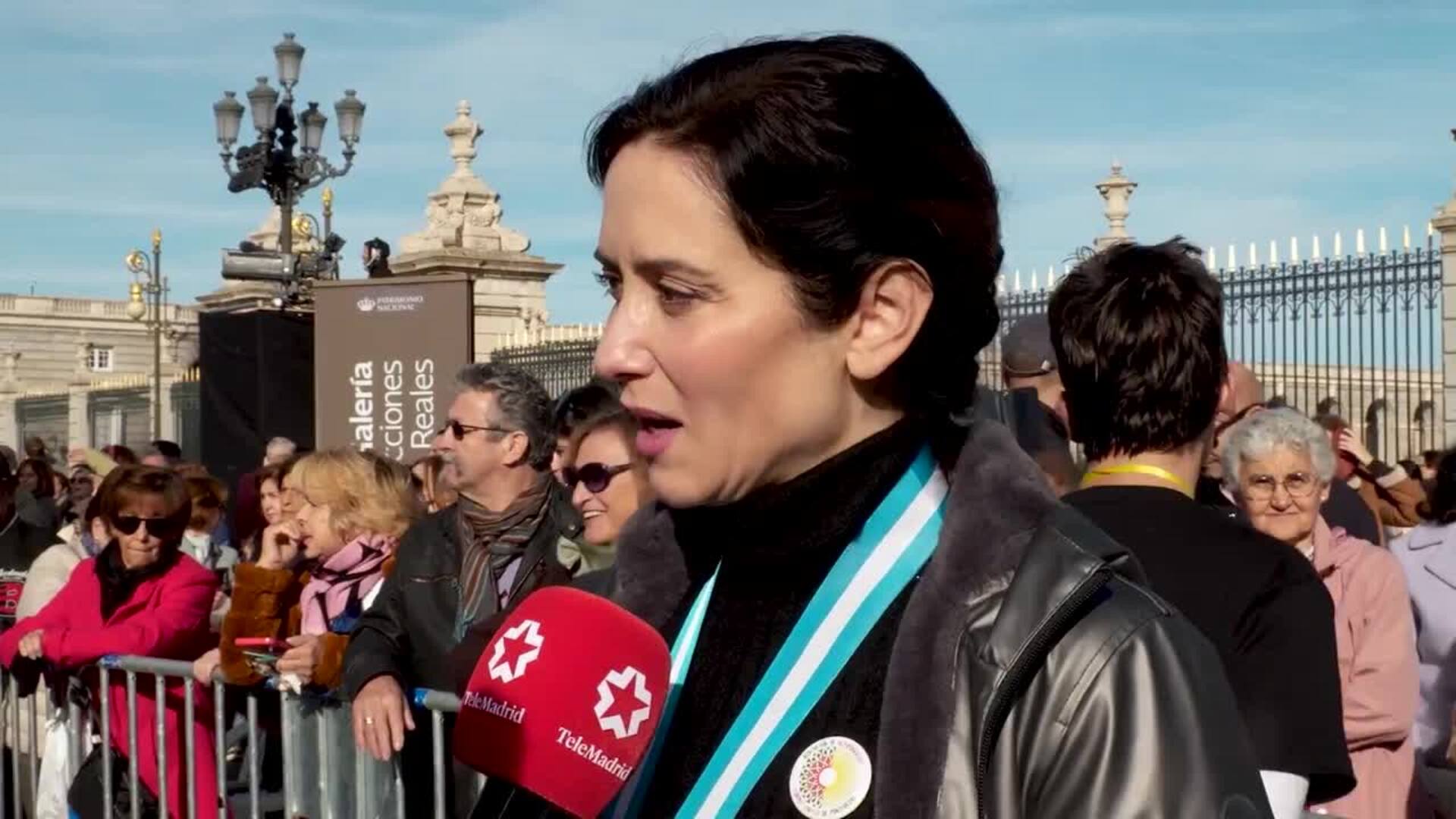 Ayuso pide a la Almudena 