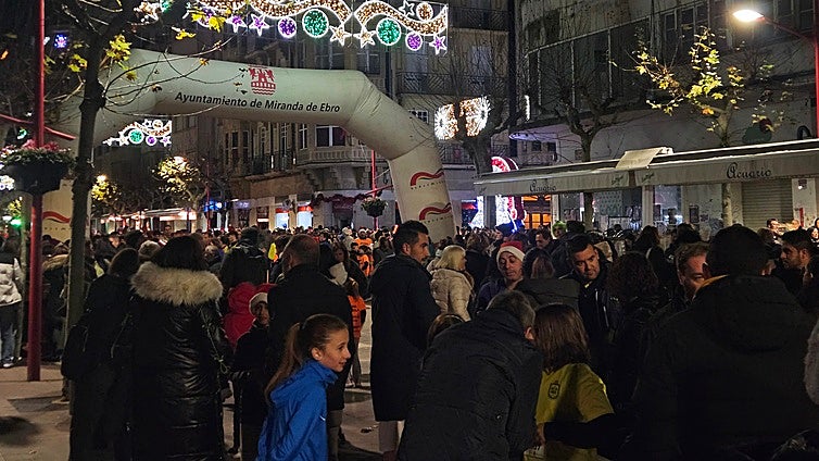 El comercio toma el relevo a la San Silvestre en Miranda de Ebro